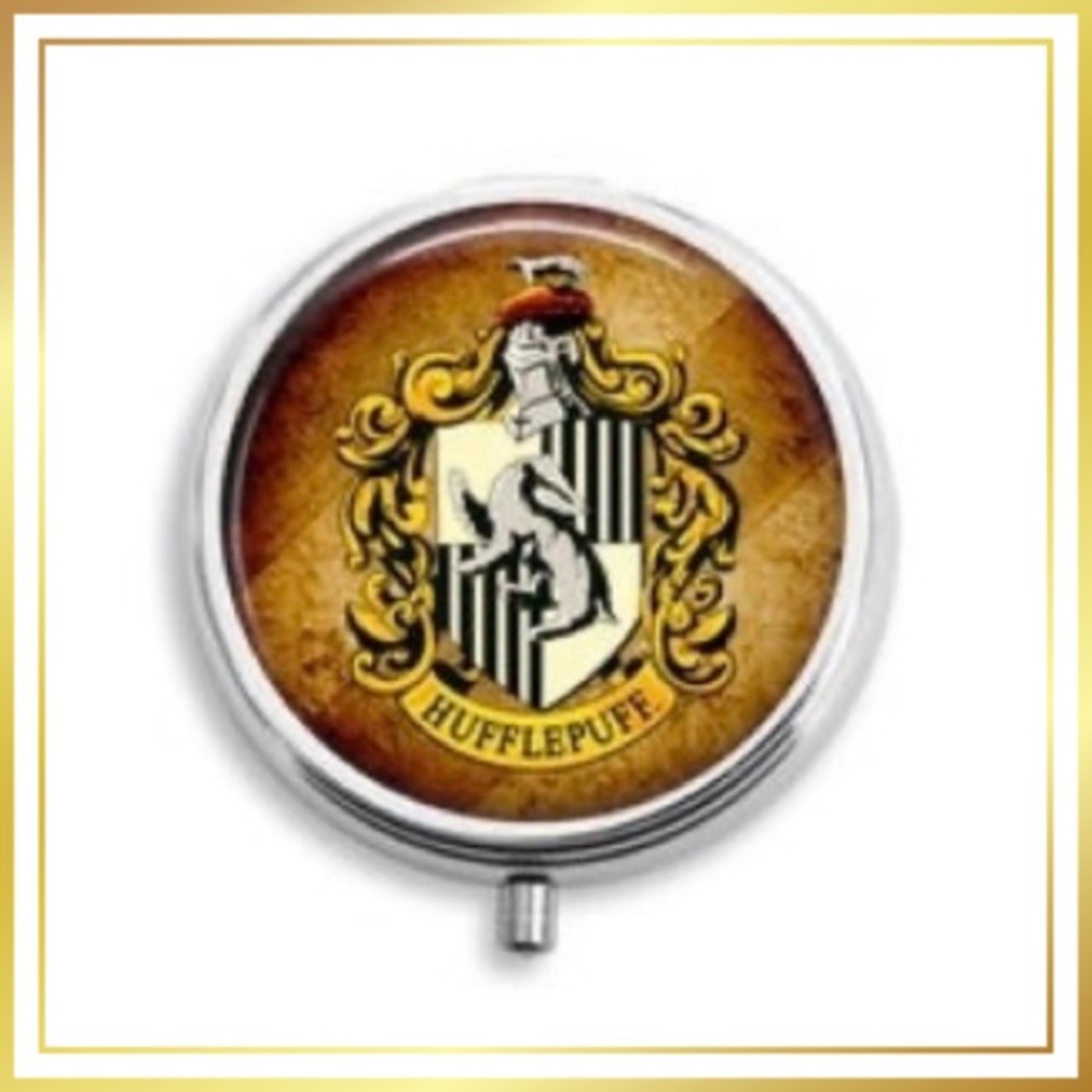 HARRY POTTER “Hufflepuff” Pill and/or Trinket Case